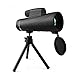 Handheld Monocular Telescope, Landnics 10X42 HD Spotting Scopes with Tripod Low Night Vision Prism Telescope for Wildlife & Bird Watching, Climbing, Hunting