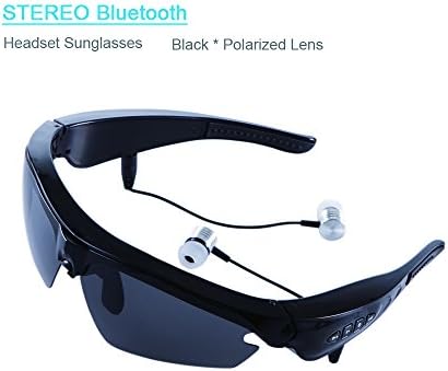 Sports Sunglasses Upgraded V4.1 Wireless Stereo Headsets Headpfhone Polarized Glasses Goggles Hand-free Answer for Outdoor Activities