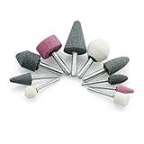 PZRT 1Set/10PCS Shank Abrasive Mounted Stone