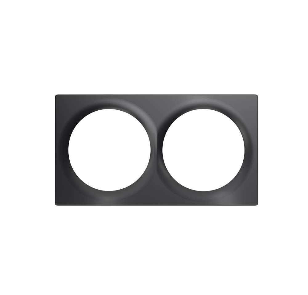 Fibaro Walli FG-Wx-PP-0003-8 Double Cover Plate for Walli Devices Anthracite