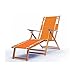 Frankford Umbrellas Heavy Duty Commercial Grade Oak Wood Beach Chair/Chaise Lounger