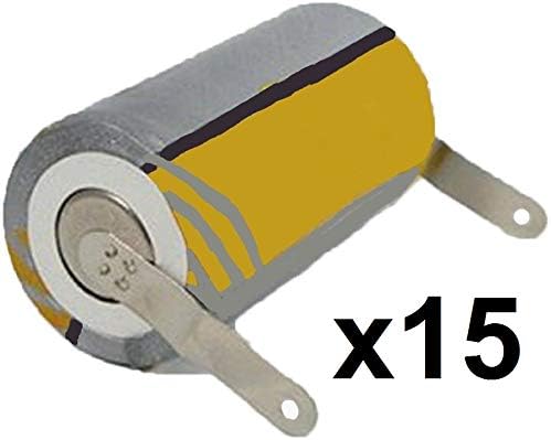 15 X Batteria Pila SC 2000Ah 2.0Ah Ni-Cd 1,2V Con Laelle A Saldare Per Pacchi Batterie Trapani - Foto 8