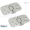 SeaLux-Marine-316-Stainless-Steel-180-degree-Flush-Mount-Hatch-Hinge-2-34-x-1-58-for-Boat-RVs-Pair