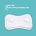 Bath Pillow for Tub, 2 Strong Suction Cups Spa Pillow Anti Bacterial Cushion, Home Spa Non Slip Support for Bathtub, Hot Tub, Jacuzzi