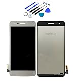 Eaglestar LCD Display Screen Touch Digitizer Full Assembly With Tools For LG Aristo M210 MS210 / Phoenix 3 K8 2017 5''-Silver