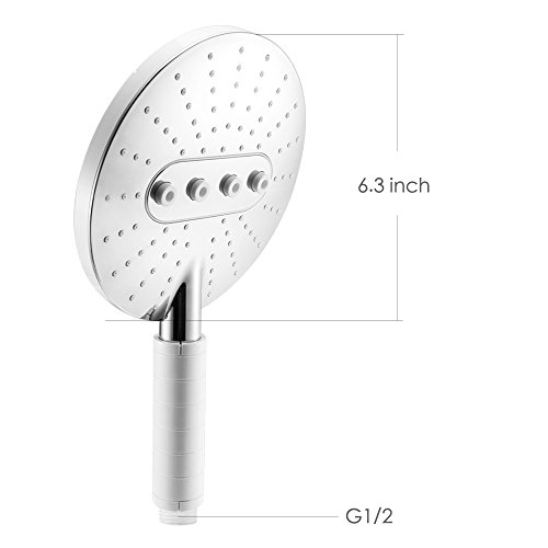From USA ★ LORDEAR Vintage Unique Handicap Hand Held Rain Shower Head with Handheld Polished