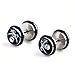 Yantu Hot 48pcs Plugs Ear Studs Mixed Styles Fake Cheater Ear Plugs Body Piercing