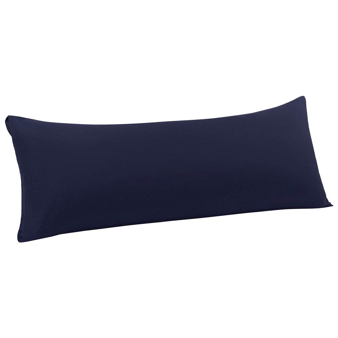 PiccoCasa Body Pillow Cover with Envelope Closure, Pillow Case for Long Bolster Pillow, Soft 110 Gsm Microfiber Body Pillow Covers Navy Blue Body(51cmx152cm)