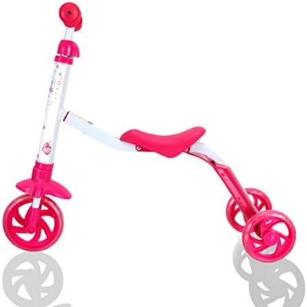 Dubnt Infant Walker 2 in 1 Child Paragliding Three Wheel Balancing Car Scooter red