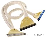 CablesOnline 30-inches 40-Pin (80-Wire) Ultra ATA 2-Drive White Internal Round Cable, FI-U30R