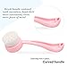 Mermaid Facial Cleansing Brush, Ultra-Soft Manual Face Skin Cleanser Brush Massage Brush for Deep Washing Pore, Best Exfoliating no Irritating Scrubber(Pink)