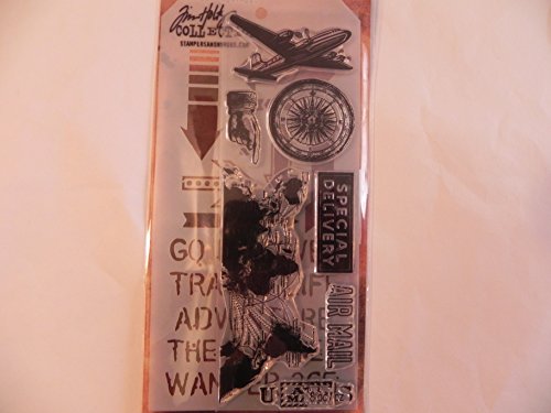 Tim Holtz Stamper's Anonymous Collection Stamp & Stencil - Travel