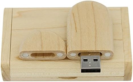Yaxiny USB 2.0 Flash Drive with Maple Wood Box 2.0/8GB