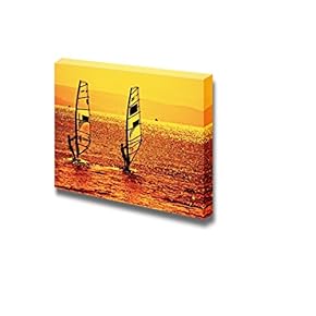 Two Windsurfers in Red Sea Wall Decor
