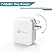 iClever BoostCube 36W 3-Port USB Wall Charger with Foldable Plug (SmartID Tech) for iPhone, iPad, Galaxy, LG, Nexus, HTC and More