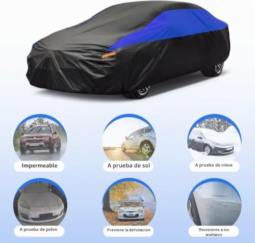 GUNHYI Breathable Waterproof Car Cover, Station Wagon Cover for Cars Audi A4 S4 RS4 Avant Allroad, Full Garage Car Tarpaulin for Protection Against Rain, Sun and Dust.