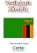 Livro Vexilologia para a bandeira do Zâmbia Com display TFT programado no Arduino