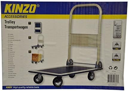 Lifetime Tools 29626 Foldable Trolley Maximum Load 150 kg by Kinzo
