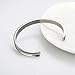7mm Stainless Steel Bangle Bracelet Grooved Cuff Bangle High Polished for Women Girls