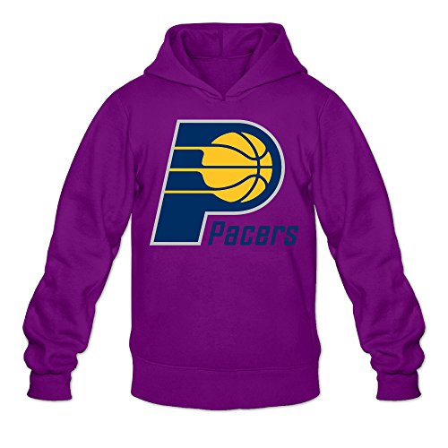 Show Time Men's Indiana Logo Pacers Vintage Sweatshirt Purple XL