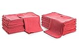 Simpli-Magic 79101 Shop Towels, 14"x12", 50 Pack, Red