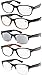 Eyekepper Classic 80's Reading Glasses for Women 5 Pairs Readers Include Reading Sunglasses +1.75