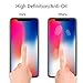 Screen Protector for iPhone X, 9H Premium Tempered Glass Film Cover for Apple