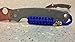 4 Electric Blue Todd Begg Inspired Paracord Knife Lanyards / Zipper Pulls w/ Gold Skull Bead