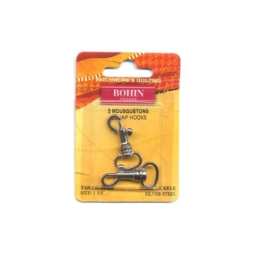 Bohin Snap Hook Silver, Bronze