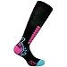Eurosocks Women's Sweet Silver Skiing Socks, Black, Small