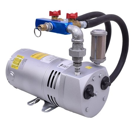 EasyPro PA50A Rotary Vane Pond Aeration System 1/4 HP Kit WITHOUT TUBING