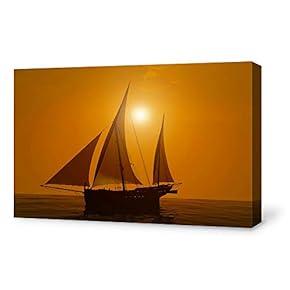 for Living Room Bedroom Home Artwork Paintings Sailboat...