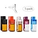 Snuff Bullets with DmHirmg Micro Funnel Snuff Snorter Dispenser Bottle 31MM Height(5Pack)