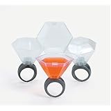 Plastic Wedding Ring Shot Glass (24 Shot Glasses) by FX