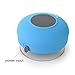 TryAce Bluetooth Waterproof Speaker with Built in mic & Dedicated Suction Cup (Blue)