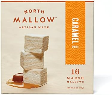 North Mallow Gourmet Marshmallows Caramel Swirl