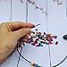 Over 2,400 Ceramic Pony Beads for Jewelry Making with Free Genuine Leather Cord Necklace - Handmade Colorful Premium Quality Craft Bead Kit - Unique Craft Supplies