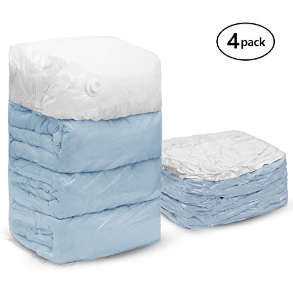 Cube Space Saver Bags Vacuum Jumbo Size 4 Pack 31x40x15 Inch Extra