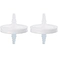 COBETTER PK of 10 Hydrophobic PTFE Vent Filter Disc Lab Filters 0.2μm, 50mm, Max. Pressure 0.24MPa (V50A)