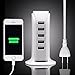 USB Charging Station/Hub, SUPVIN Universal 6A 30W 5 Port USB Wall Charger Power Adapter, Desktop Wall Charging Multi Ports Rapid Adapter for Cellphones, iPad, Camera,etc.