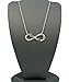 Harmonizer Fans Infinity Necklace in Silver Tone w/ 18