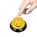 Happy Face Call Bell,2.36 Inch Caliber for the Porter Kitchen Restaurant Bar, Service Bell with Black Base