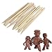 Vktech 10PCS Wooden Clay Sculpture Knife Pottery Sharpen Modeling Tools Set (10PCS Wooden)