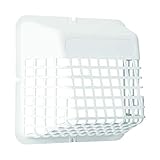 Deflecto UBGWL-A Universal Bird Guard, Fits 3" to 4" Vents, White (UBGWL)