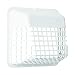 Deflecto UBGWL-A Universal Bird Guard, Fits 3" to 4" Vents, White (UBGWL) primary