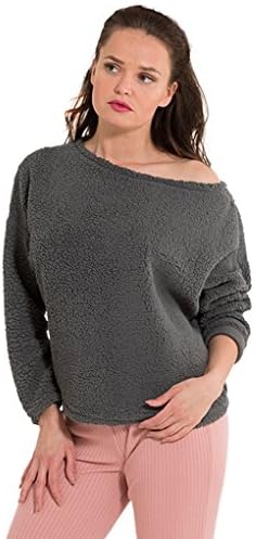 LingaDore 2850- Women's Harmony Dark Grey Pajama Pullover Pyjama Top