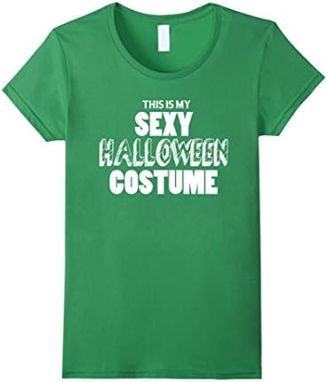 Womens Sexy Halloween Custome Funny Halloween t-Shirt Medium Grass