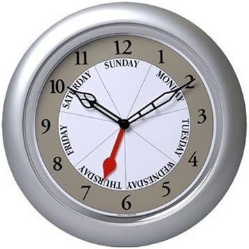 DayClocks Inc. Contemporary Silver
