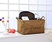Ohuhu Jute Storage Baskets Organizers, 2-pack of 2 Sizes for Bookshelf, Cabinet, Kids Room, Playroom