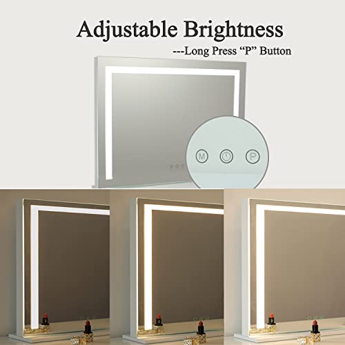 WAYKING Vanity Mirror with Lights, Makeup Mirror with Dimmiable 3